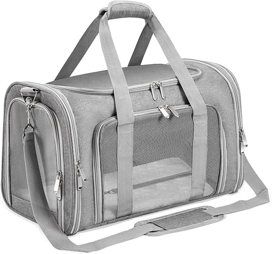 Soft-Sided Cat/Dog/Pet Carrier, Collapsible Pets Travel Carriers by Unknown