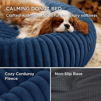 Bedsure ComfyFleece™ Donut Medium Dog Bed - Image 3