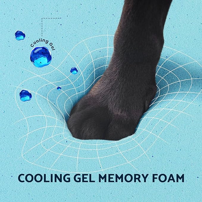 Washable Cooling Pet Bed for Small, Medium Dogs & Cats, Certipur-Us Certified - Image 3