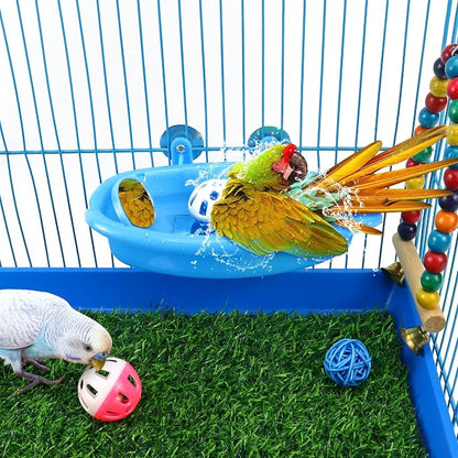 Bird Bath for Cage, Bird Bath Toy - Image 5