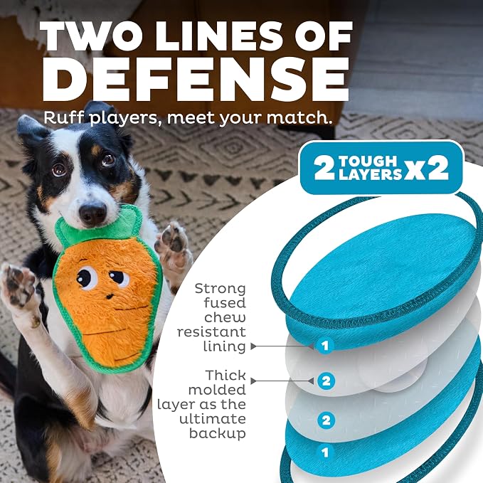 Outward Hound Tough Skinz Durable Squeaky Dog Toy - Image 2