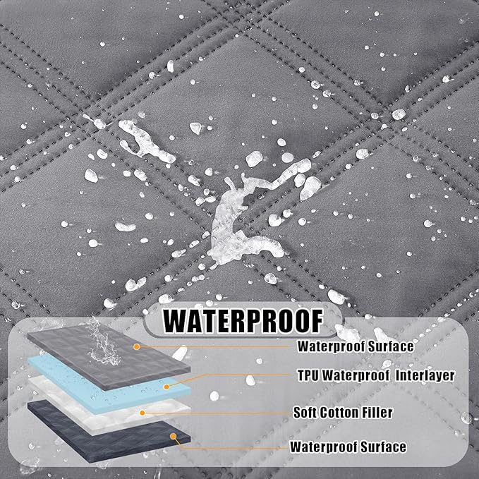 Smiry Waterproof Dog Bed Cover Blanket 30x53, Soft Reversible Pet Blanket - Image 2