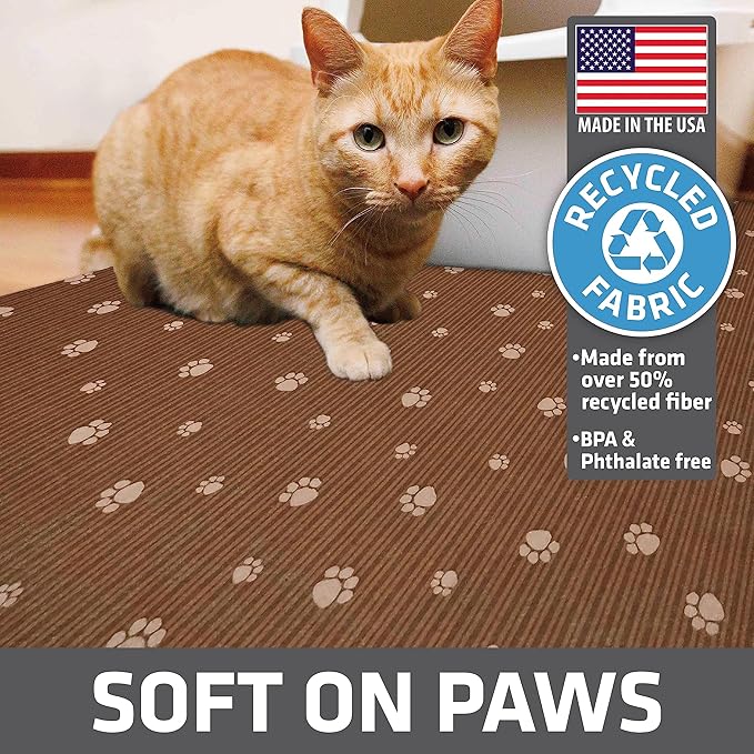 Drymate Cat Litter Box Mat, Litter Trapping Mat, Waterproof, Urine-Proof - Image 4