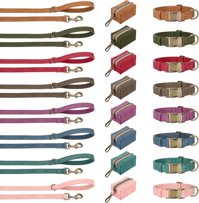 Didog Soft PU Leather Dog Collar, Stylish Quick Released Dog Collars - Image 6