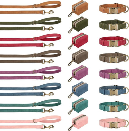 Didog Soft PU Leather Dog Collar, Stylish Quick Released Dog Collars - Image 6
