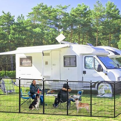 Dog Playpen 40 inch 30 Panels Indoor Outdoor Dog Pen - Image 3