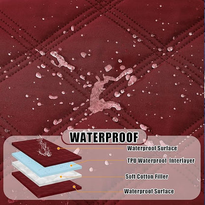 Smiry Waterproof Dog Bed Cover Blanket 68x82, Soft Reversible Pet Blanket - Image 2