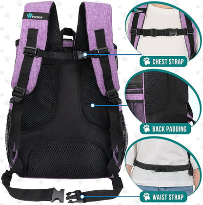 PetAmi Dog Backpack Carrier, Airline Approved Cat Backpacks - Image 4