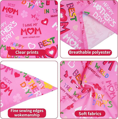 30 Pack Mothers Day Dog Bandanas Bulk - Image 3