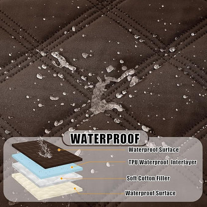 Smiry Waterproof Dog Bed Cover Blanket 52x82, Soft Reversible Pet Blanket - Image 2
