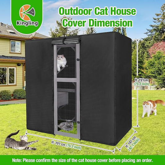 Kingling Outdoor Cat House Cover Fits - Image 2