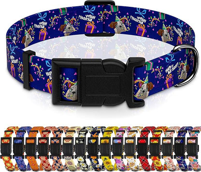 Dog Collar, Classical Birthday Gift Boys Girls Puppy Collar by Seyezo