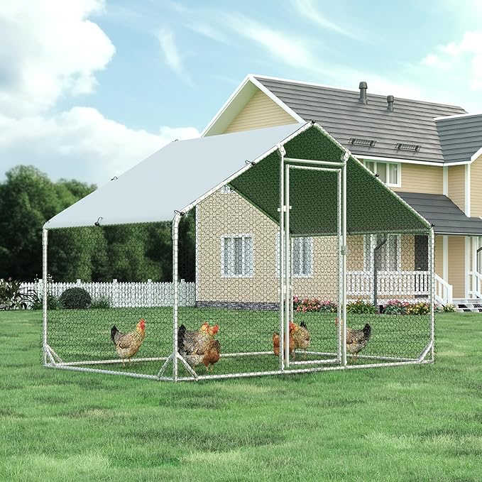 4ever2buy Large Metal Chicken Coop by 4ever2buy