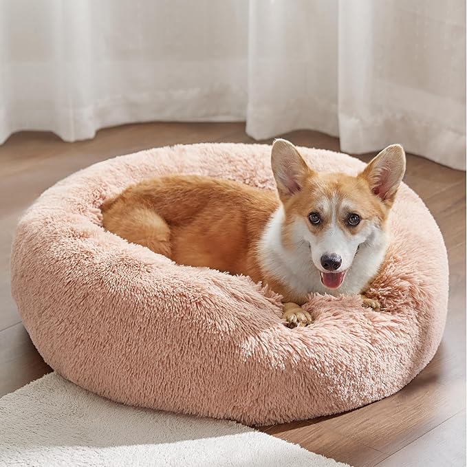 Bedsure Calming Dog Bed for Medium Dogs - Image 4