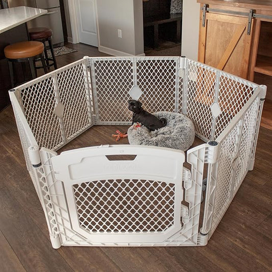 MyPet North States Petyard Plus: 5.5 Ft. Wide Folding Dog Playpen Indoor or - Image 2