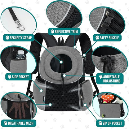 PetAmi Front Carrier Backpack for Dogs and Cats - Image 4