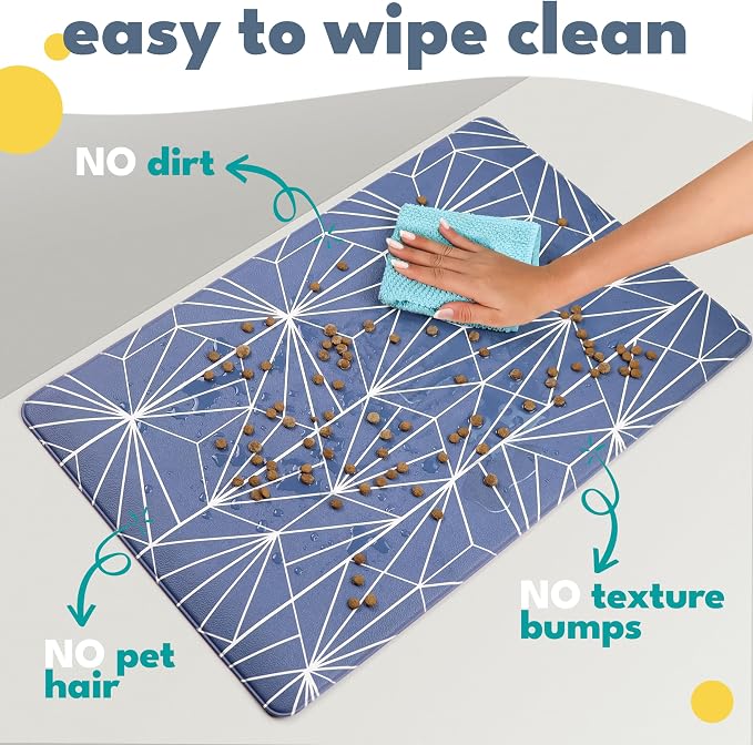 NALALAS Large Dog Mat for Food and Water, Cat Feeding Mat | Large Waterproof - Image 4