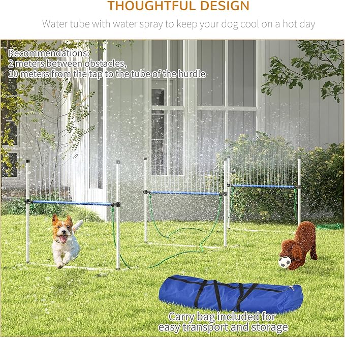 PawHut 4 Piece Dog Agility Training Equipment Set - Image 7