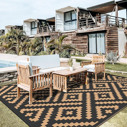GENIMO Outdoor Rug Waterproof, Lightweight Large RV Camping Mat - Image 2