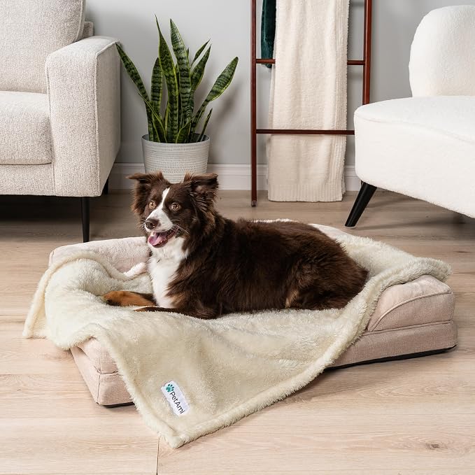 PetAmi Fluffy Waterproof Dog Blanket - Image 3