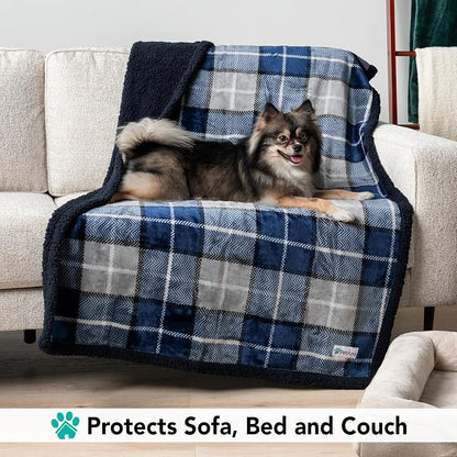 PetAmi Dog Blanket for Bed, XL Pet Blanket Large Dogs, Fleece Furniture Couch - Image 3