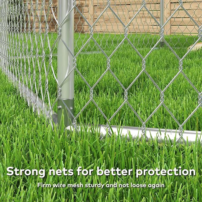 9.1x9.1 FT Outdoor Dog Kennel Heavy Duty Dog Enclosure - Image 9