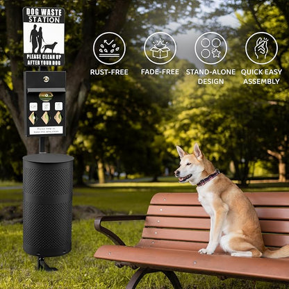 Hands-Free Dog Waste Station Outdoor - Image 5