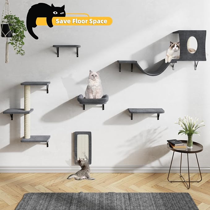 NUNU LAB Wall Mounted Cat Furniture Set - Image 4