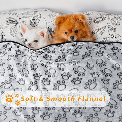 LOKOZ Small Dog Blanket for Medium Large Dogs Fleece Puppy Blanket Washable Dog - Image 2