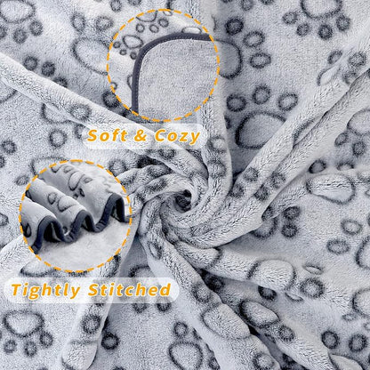 LOKOZ Small Dog Blanket for Medium Large Dogs Fleece Puppy Blanket Washable Dog - Image 6