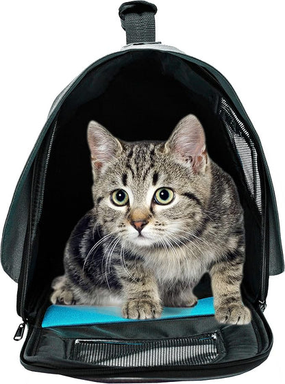 Pawer 18” x 11”x 11” Soft-Sided Foldable Airline Approved Pet Carrier - Image 5
