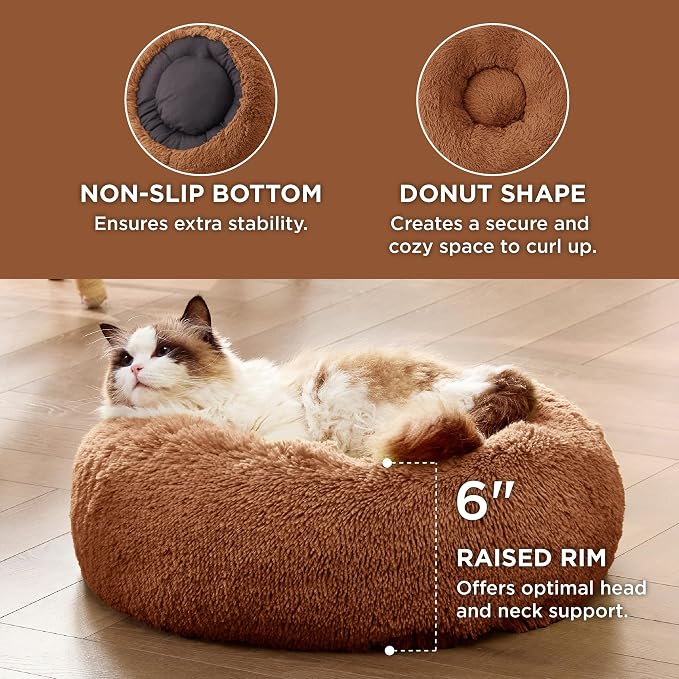 Bedsure Calming Cat Beds for Indoor Cats - Image 4