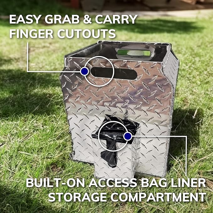 ActiveDogs Dog Poop Bucket Pet Waste Container - Image 4