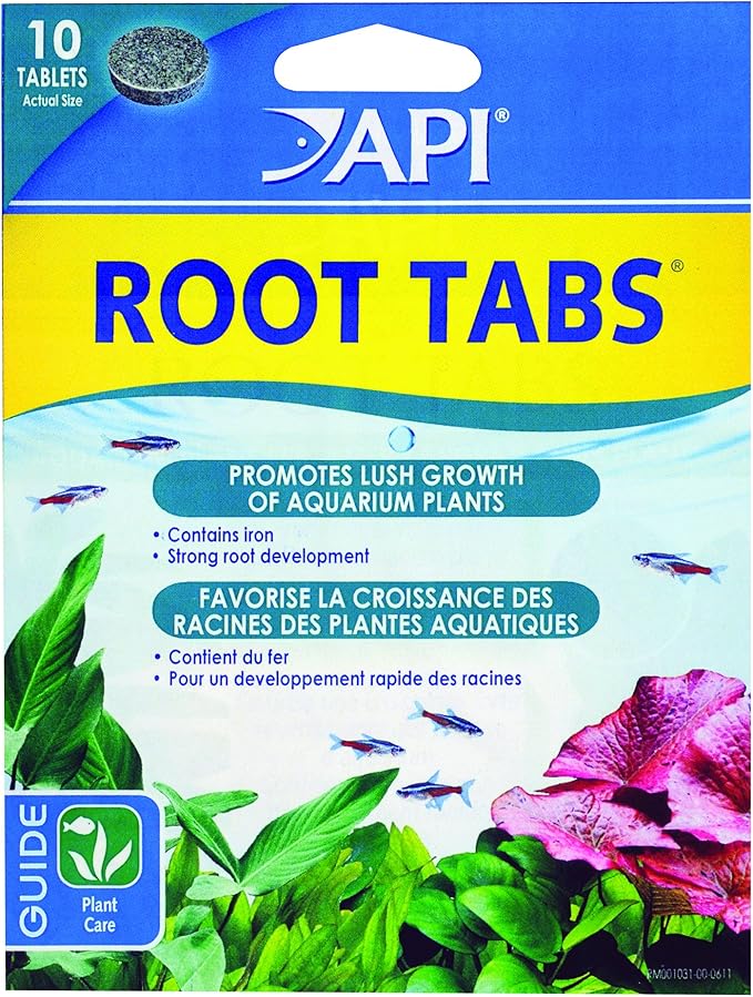 API ROOT TABS Freshwater Aquarium Plant Fertilizer 0.4-Ounce 10-Count Box by API