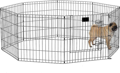 MidWest Homes for Pets Folding Metal Puppy / Dog Exercise Pen, Indoor/Outdoor - Image 3