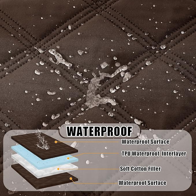 Smiry Waterproof Dog Bed Cover Blanket 40x80, Soft Reversible Pet Blanket - Image 2