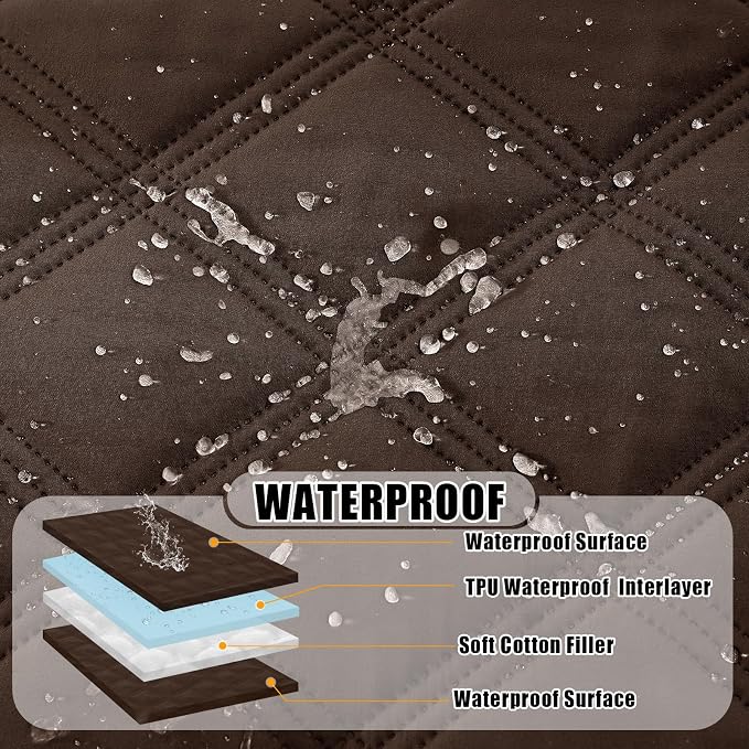 Smiry Waterproof Dog Bed Cover Blanket 40x70, Soft Reversible Pet Blanket - Image 2