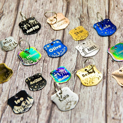 Personalized Dog Tag with 5 Lines of Custom Deep Engraved Durable Stainless - Image 2