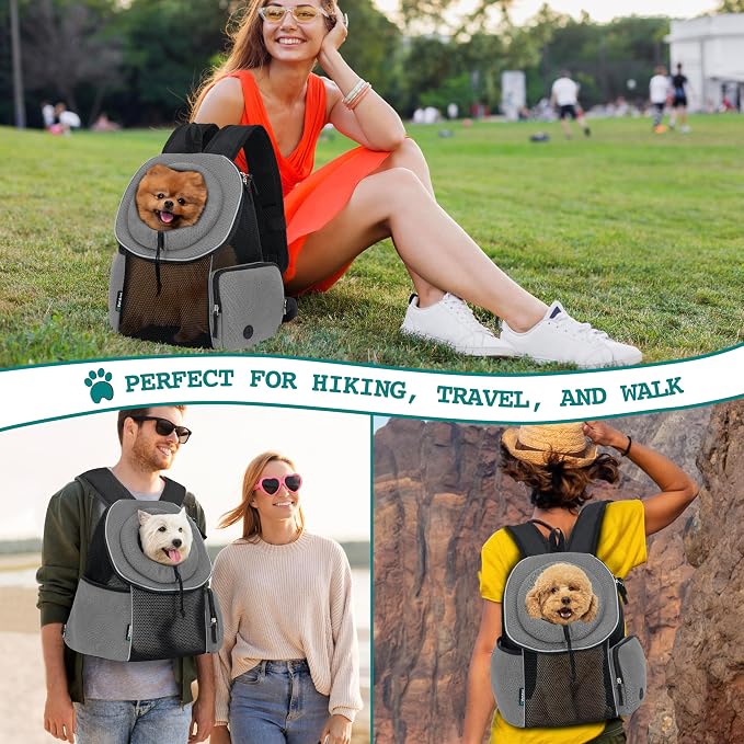 PetAmi Front Carrier Backpack for Dogs and Cats - Image 6