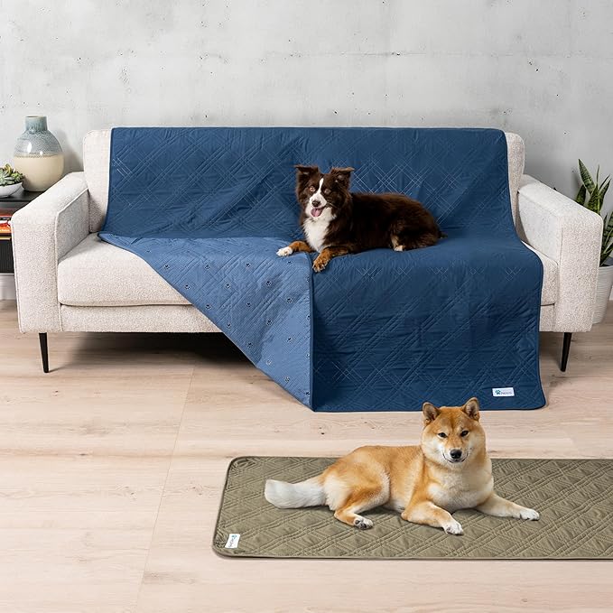 PetAmi Waterproof Couch Cover for Dogs, Reversible Furniture Cover Sofa - Image 2