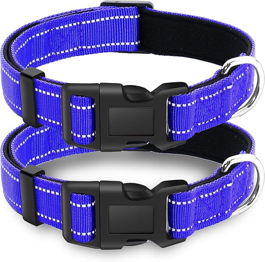 2 Pack Reflective Dog Collar by LIEVUIKEN