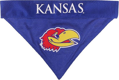 Pets First Collegiate Pet Accessories, Reversible Bandana, Kansas Jayhawks - Image 3