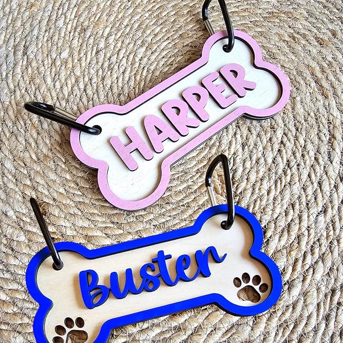 Personalized Dog Crate Sign Custom Dog Kennel Accessories Name Plate Doghouse - Image 5