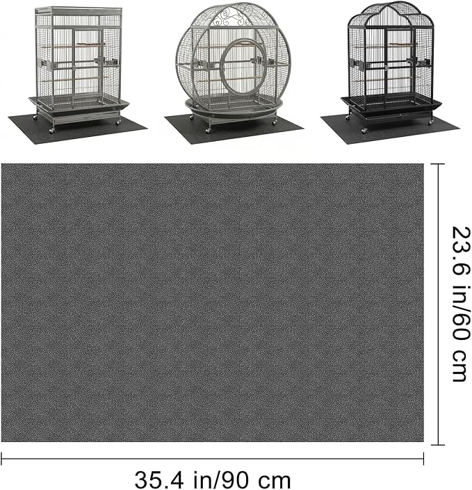 Under Pet Cage Mat for Bird Cages, Dog Kennels, Reptile Aquariums, Dog Kennels - Image 2