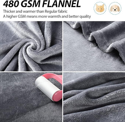 8 Pieces Pet Blanket Soft Fleece Warm Sleep Mat - Image 4