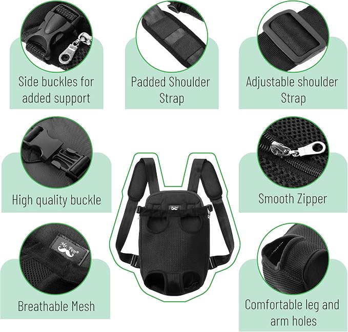 Mr. Pen- Pet Carrier Backpack, Weighing Up to 12 lbs, Adjustable Dog Carrier - Image 3
