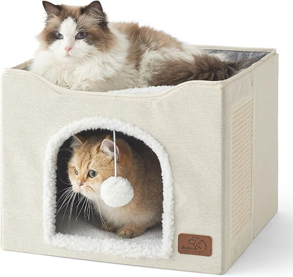 Bedsure Cat Beds for Indoor Cats by BEDSURE