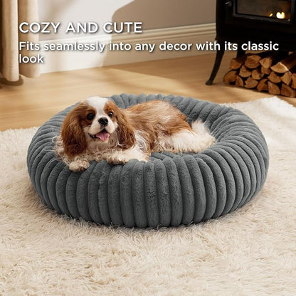 Bedsure ComfyFleece™ Donut Medium Dog Bed - Image 4