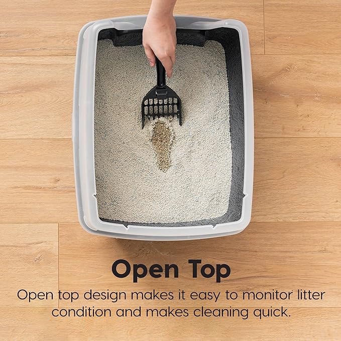 IRIS USA Large Cat Litter Box - Image 3