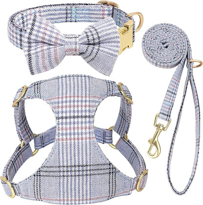 Beirui Cute Extra Small Dog Harness Collar and Leash Set by Beirui